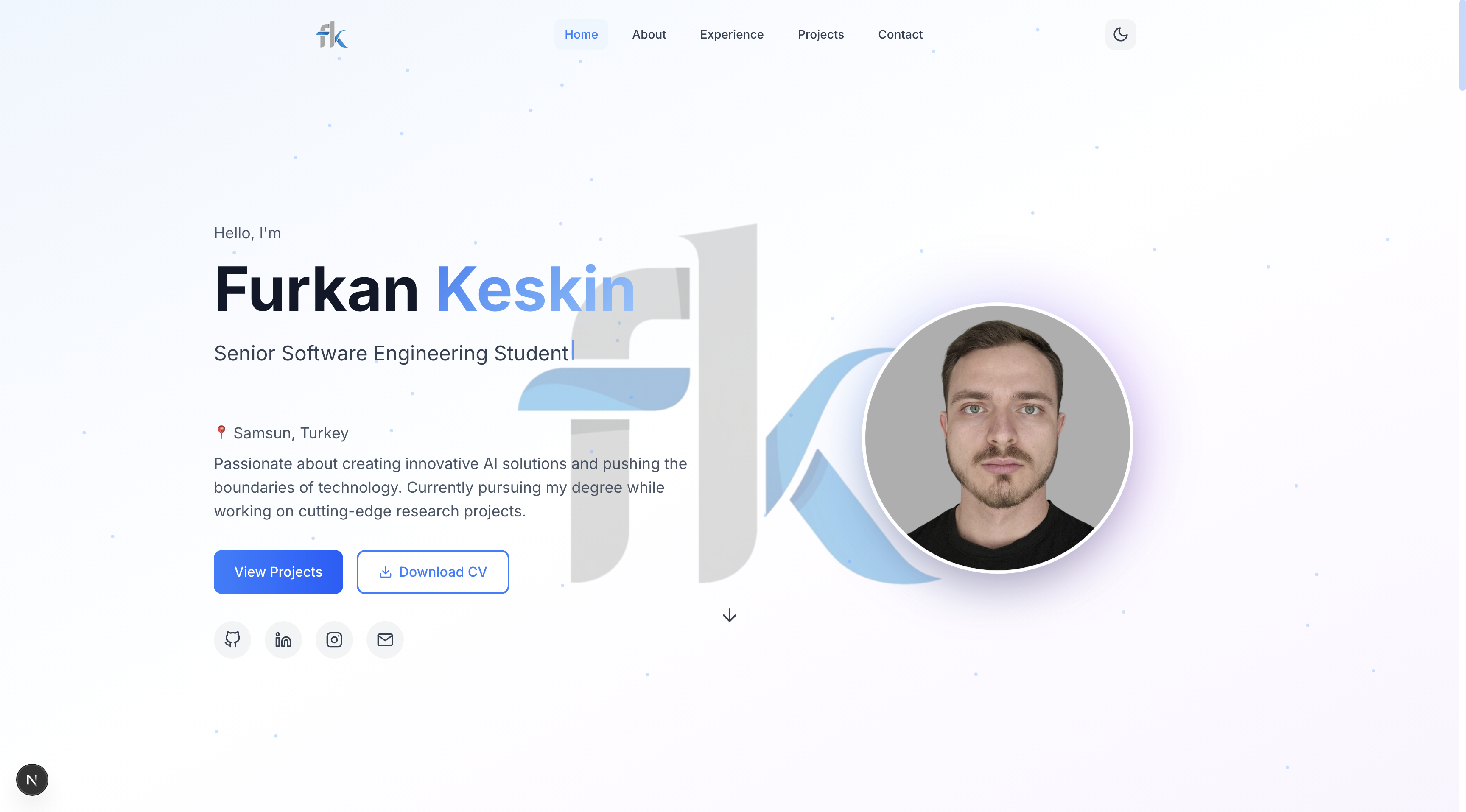 Professional Portfolio Website